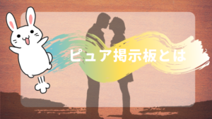 ピュア掲示板とは
